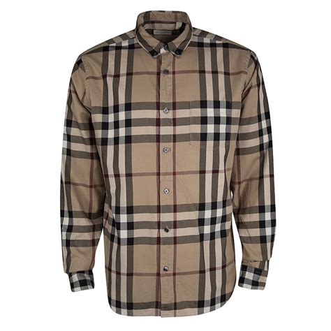 burberry striped long sleeve t shirt|burberry long sleeve button up.